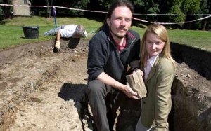 Oliver O'Grady with Suzanne Urquhart of Scone Abbey