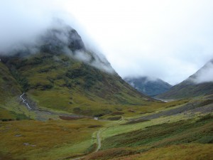 Glencoe - A typical U-Shaped valley