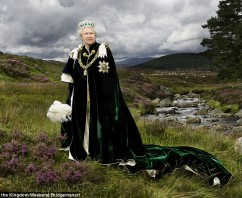 Queen Marks Anniversary in Scottish Style