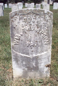 William Thompson of Tower City was born about 1839 or 1840 in Schuylkill County, Pennsylvania, the son of Alexander Thompson (1805-1873), an immigrant from Scotland who emigrated to America in 1828 to engage in various pursuits including flour milling, lumbering and mining.  